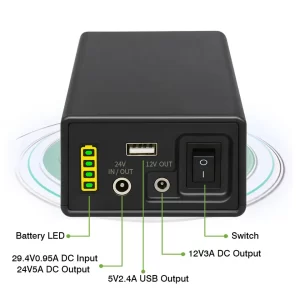 12V / 24V BATTERY FOR THE 360 Photo Booth PRO PLATFORM